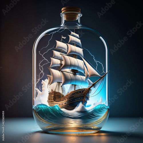 Boat in the bottle #1