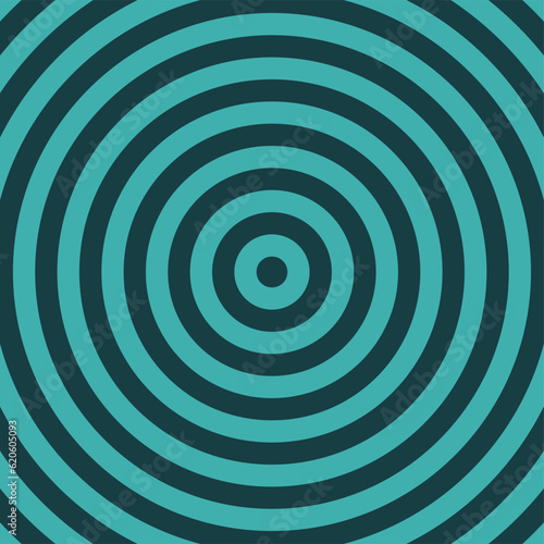 Concentric circles background circular geometric abstract pattern vector.