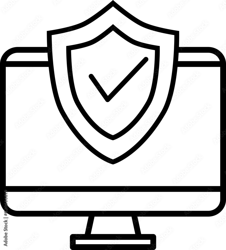 Computer security Icon Computer security Icon