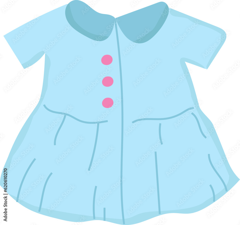 Obraz premium Clothes Girl illustration