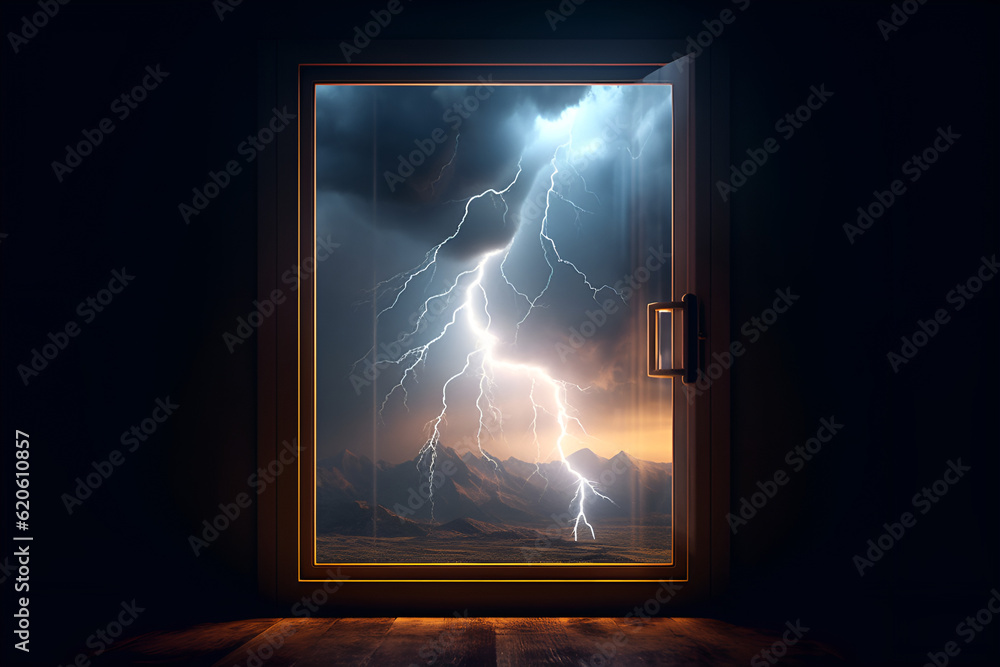 Fototapeta premium „Frames of Tranquility“ created with Generative AI technology