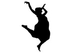 Dance silhouette dancing person sketch shadow dancer art