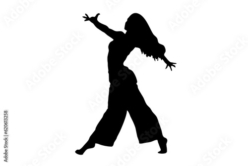 Dance silhouette dancing person sketch shadow dancer art