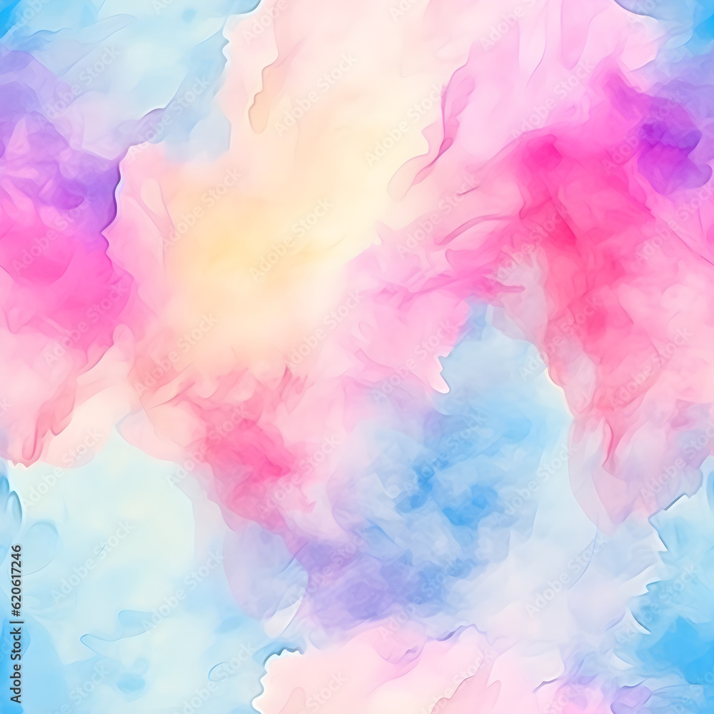 A seamless pattern digital art aquarell background in multiple color. Watercolor Backgorund. Generative AI A seamless pattern digital art aquarell background in multiple color. Watercolor Backgorund. Generative AI