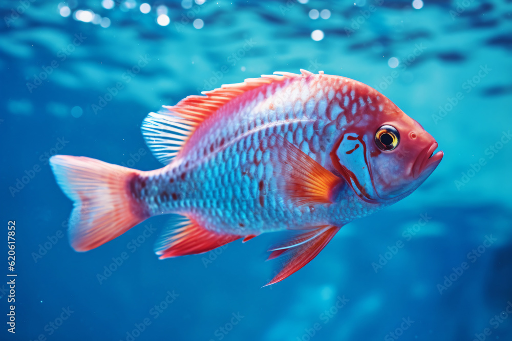 Free photo a clear blue sea colorful fish swim photography Free photo a clear blue sea colorful fish swim photography