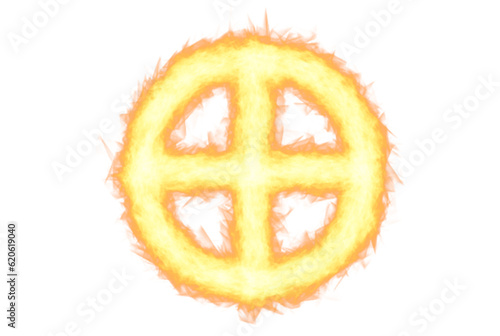 Fire scope sniper aim burning fire artwork war symbol