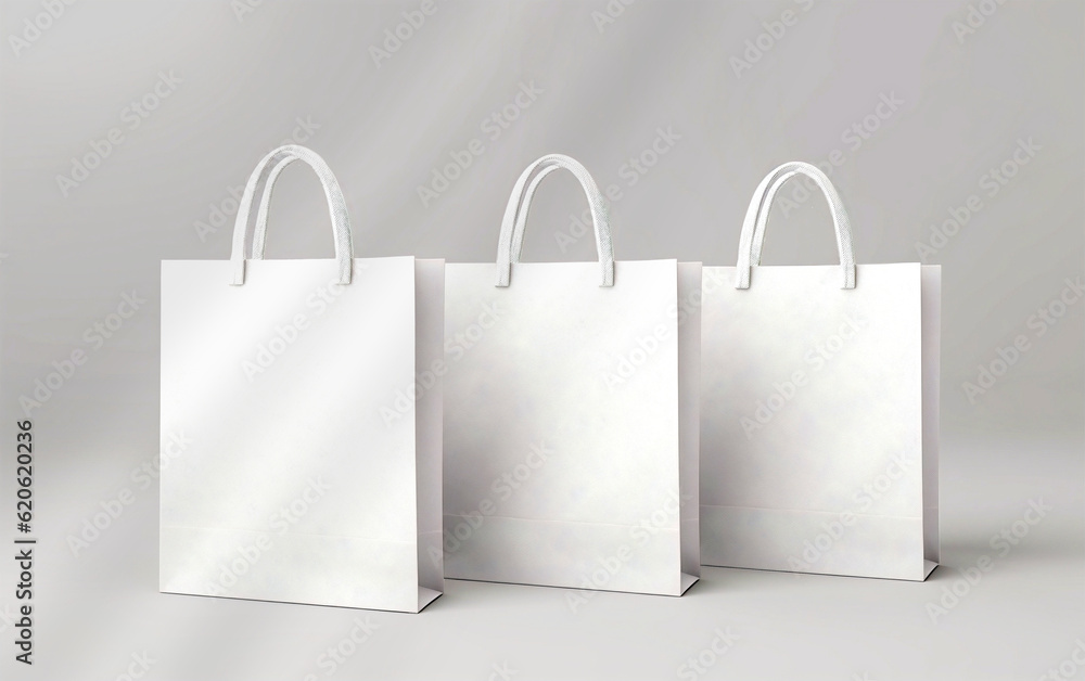 Shopping bag mockup design template Shopping bag mockup design template