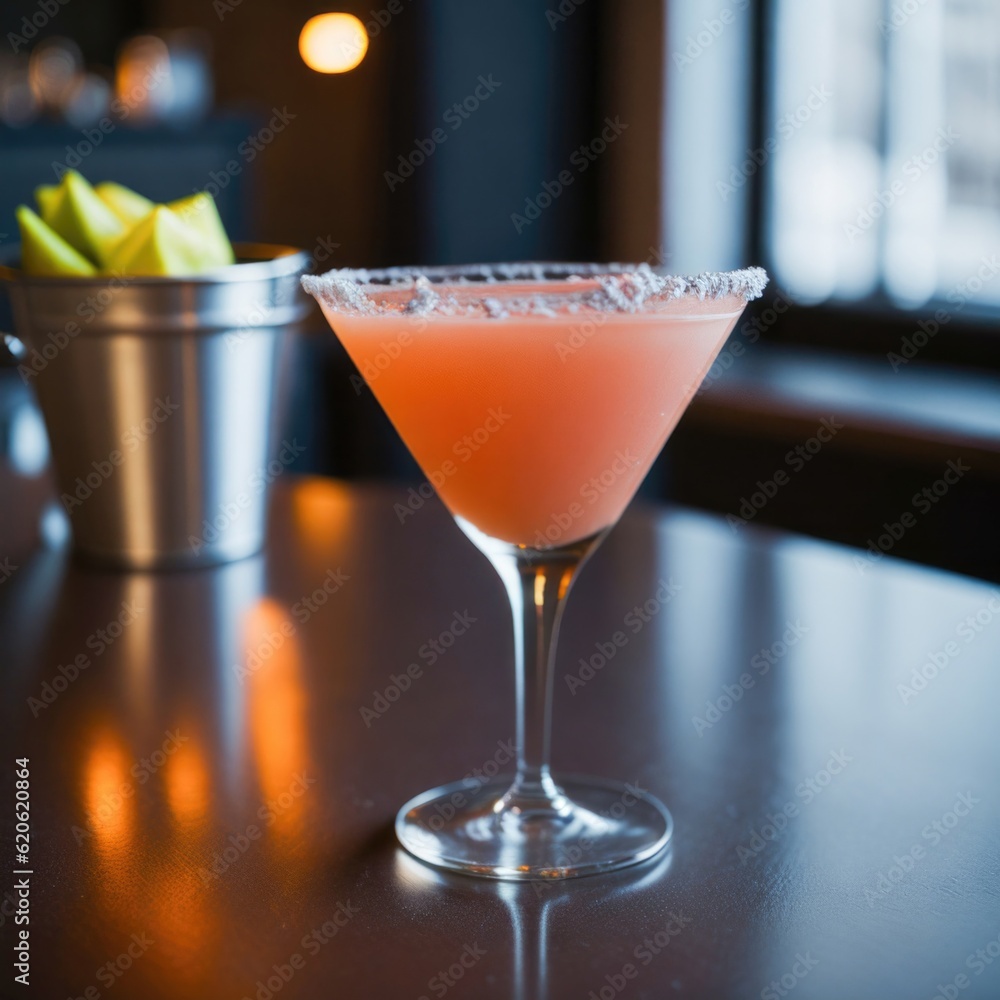 cocktail with lime, generative ai cocktail with lime, generative ai