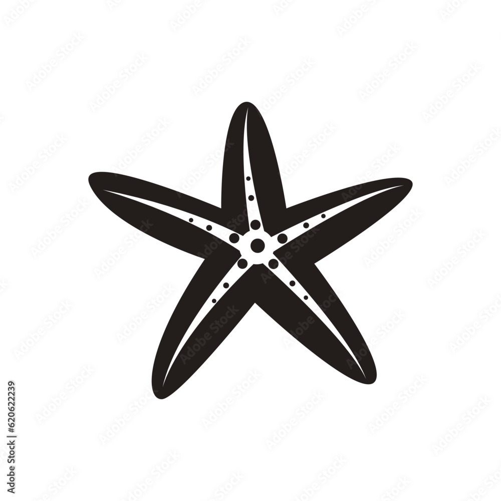 Star fish logo icon