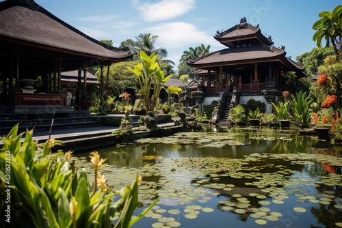 pura taman ayun temple in bali  indonesia © bojel