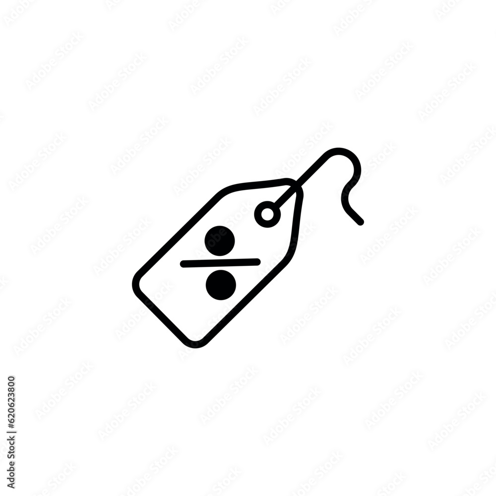 Discount icon design with white background stock illustration Discount icon design with white background stock illustration