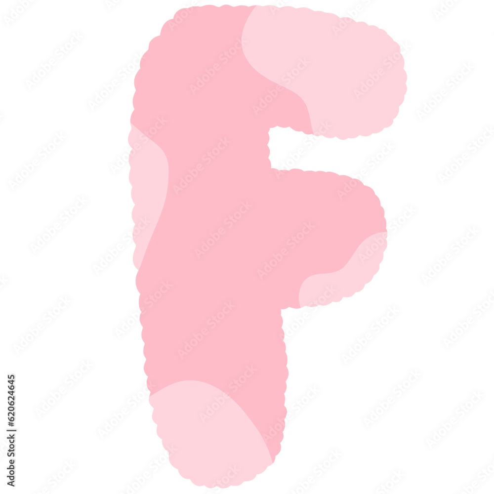 pink letters wavy line decoration pink letters wavy line decoration