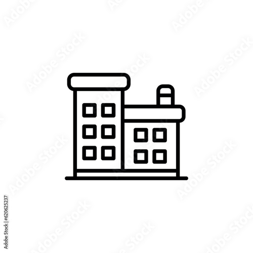 Condo icon design with white background stock illustration