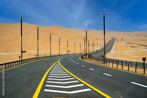 Beautiful Road ways in United Arab Emirates