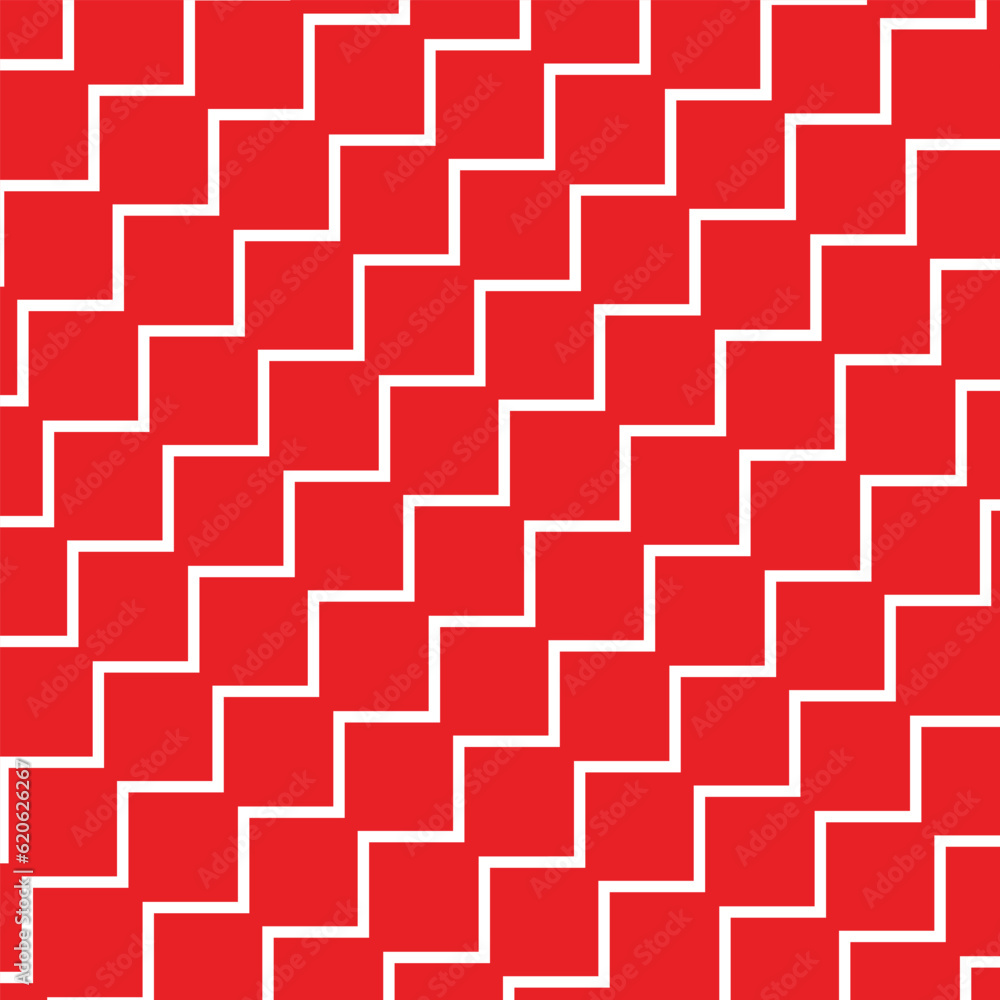 abstract geometric white wave line with red bg. abstract geometric white wave line with red bg.