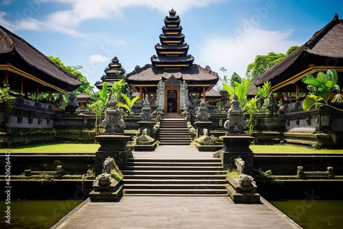 View of pura taman ayun temple in bali, indonesia,ultra HD, 4k resolution photo