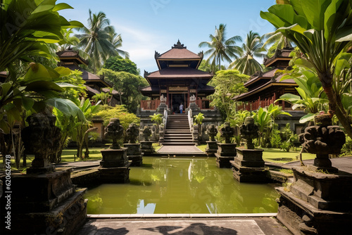 View of pura taman ayun temple in bali, indonesia,ultra HD, 4k resolution photo