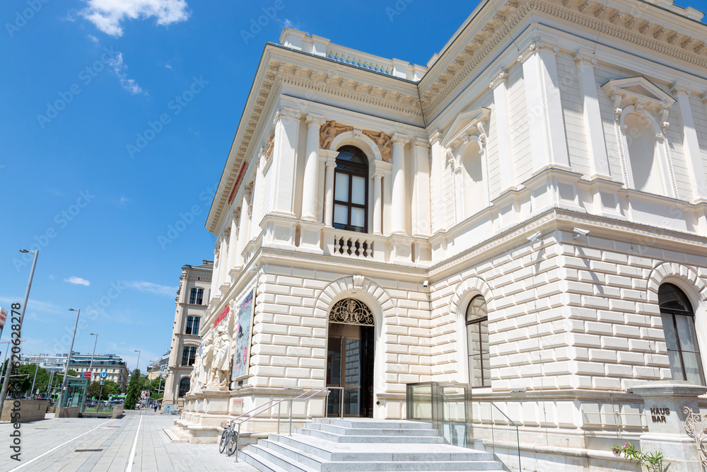 Fototapeta premium Vienna Kunstlerhaus - exhibition complex in the city center of Vienna
