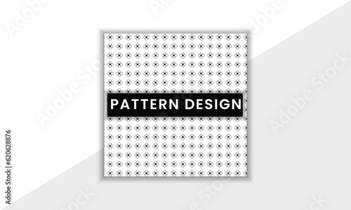 Colorful And Unique Pattern Design Template With Minimal Shape And Vector Background