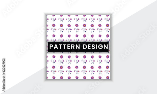 Colorful And Unique Pattern Design Template With Minimal Shape And Vector Background