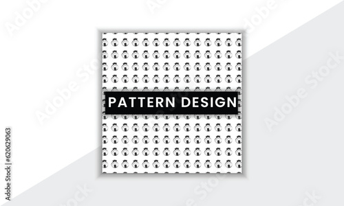 Colorful And Unique Pattern Design Template With Minimal Shape And Vector Background