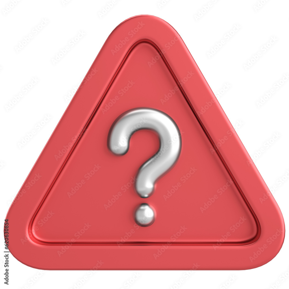 Question mark sign. 3D illustration. Question mark sign. 3D illustration.