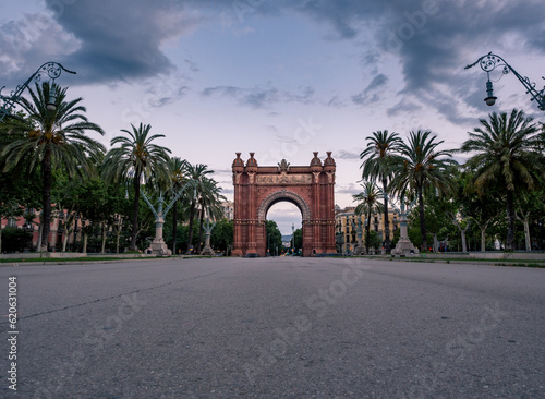 The Arc de Triomf is a triumphal arch in the city of Barcelona in Catalonia, Spain