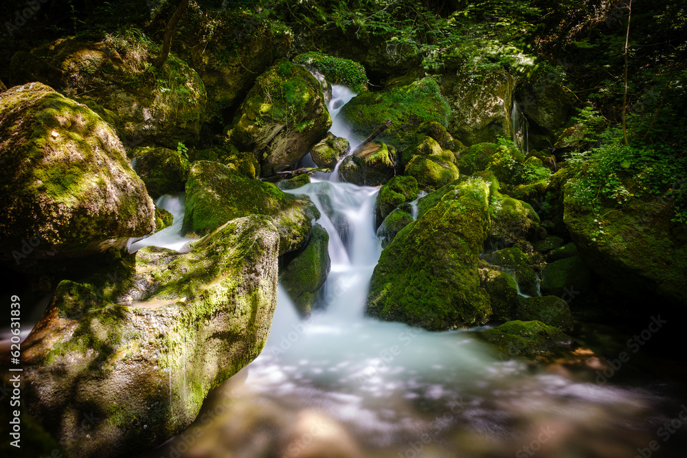 Fresh Hubelj spring in Vipavska valley Fresh Hubelj spring in Vipavska valley