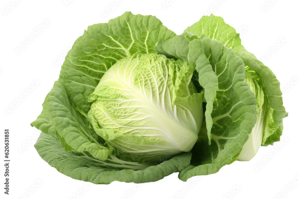 Fresh cabbage on a transparent background, separated. Fresh cabbage on a transparent background, separated.