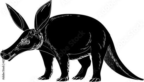 ,Aardvark graphic icon photo