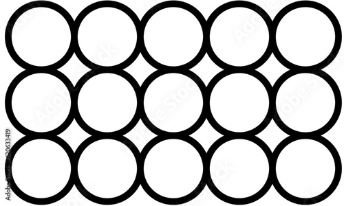 circle seamless pattern background and texture 