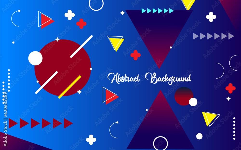 Obraz premium Abstract vector background with geometric shapes element.