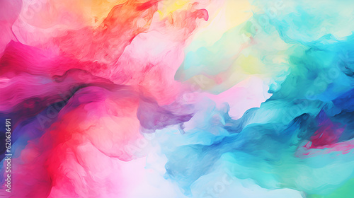 Abstract watercolor background, colorful gradient background. © Panda