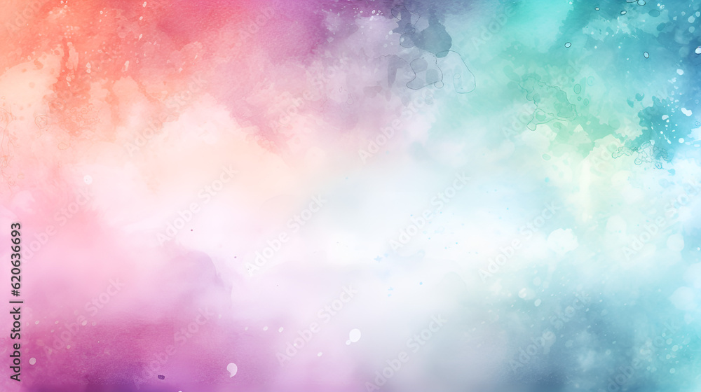 Abstract watercolor background, colorful gradient background.