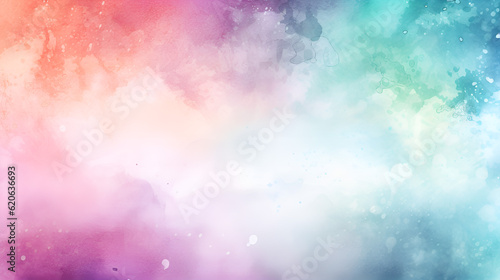 Abstract watercolor background, colorful gradient background.