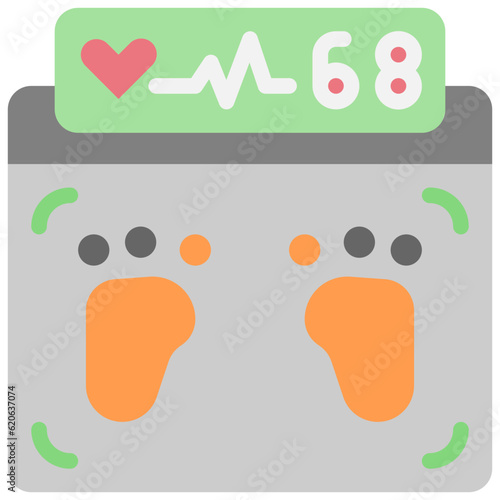 smart scale flat style icons
