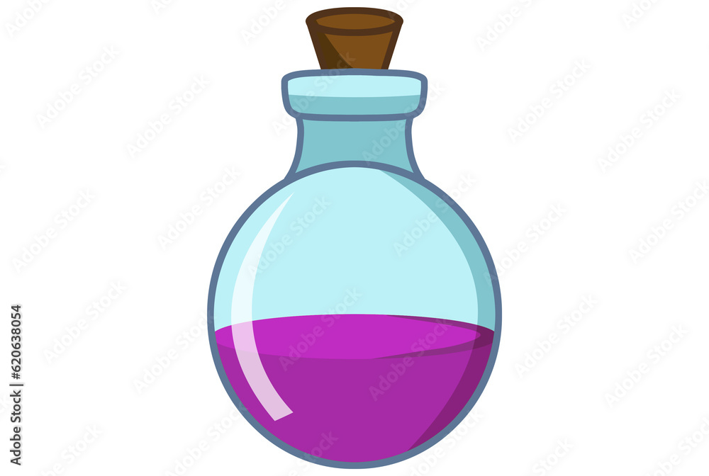 Magical potion mixture liquid witch glass drink chemical jar illustration art Magical potion mixture liquid witch glass drink chemical jar illustration art