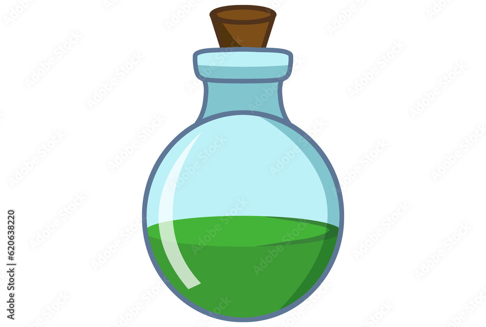 Magical potion mixture liquid witch glass drink chemical jar illustration art Magical potion mixture liquid witch glass drink chemical jar illustration art