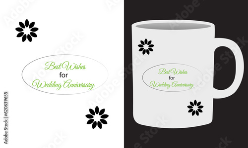 
White mug designs with DIY decoration