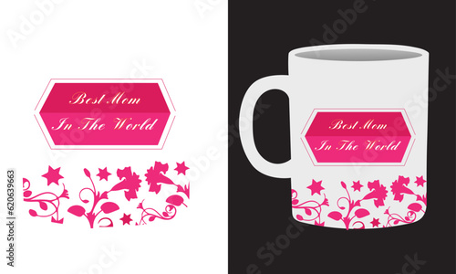 
White mug designs with DIY decoration