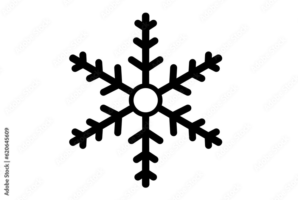 Xmas snowflake winter christmas design element silhouette crystal symbol sign Xmas snowflake winter christmas design element silhouette crystal symbol sign