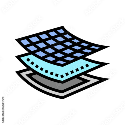 composite material aeronautical engineer color icon vector. composite material aeronautical engineer sign. isolated symbol illustration