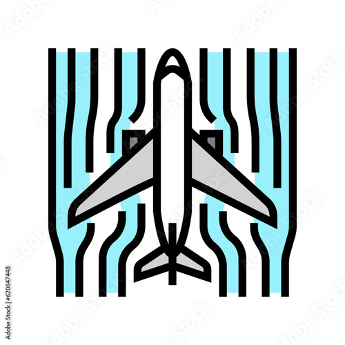 aerodynamics aeronautical engineer color icon vector. aerodynamics aeronautical engineer sign. isolated symbol illustration