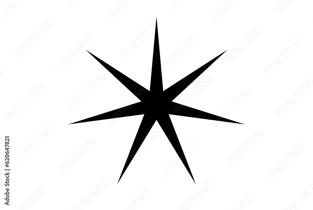 Black star drawing success champion achievement object symbol silhouette Black star drawing success champion achievement object symbol silhouette