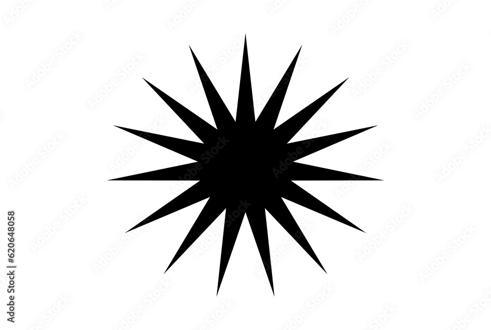 Black star drawing success champion achievement object symbol silhouette Black star drawing success champion achievement object symbol silhouette