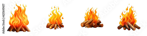 Wallpaper Mural Campfire clipart collection, vector, icons isolated on transparent background Torontodigital.ca