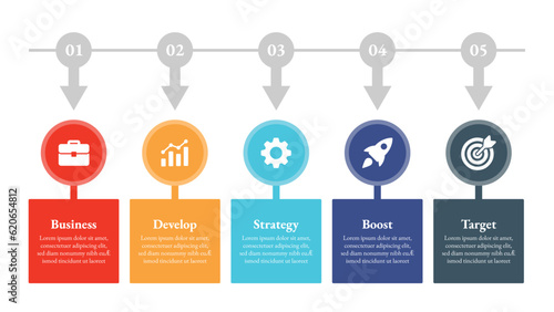 Infographic presentation template fully editable