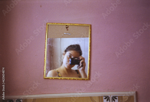 Mirror self-portrait photo