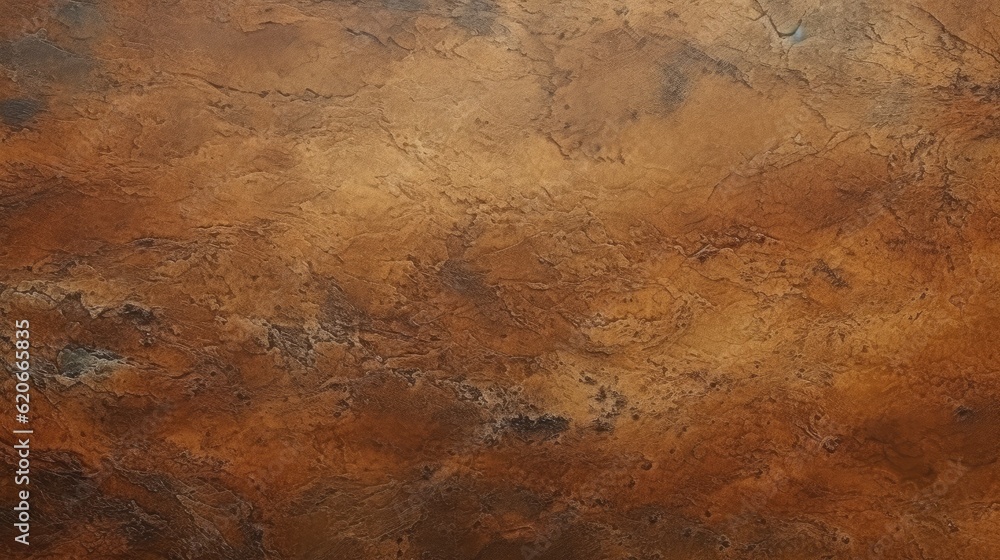 a horizontal abstract background, of rusted stone, with cool and warm highlights, for product display/mock-up.  Decor-themed in a JPG format. Generative AI