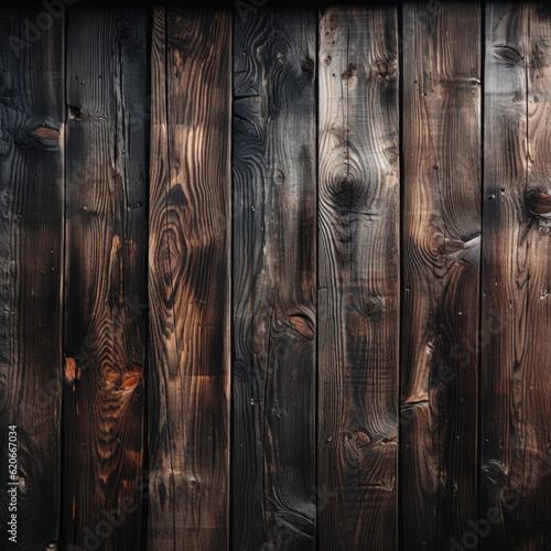 Dark wood background design. Generative Ai, Ai.